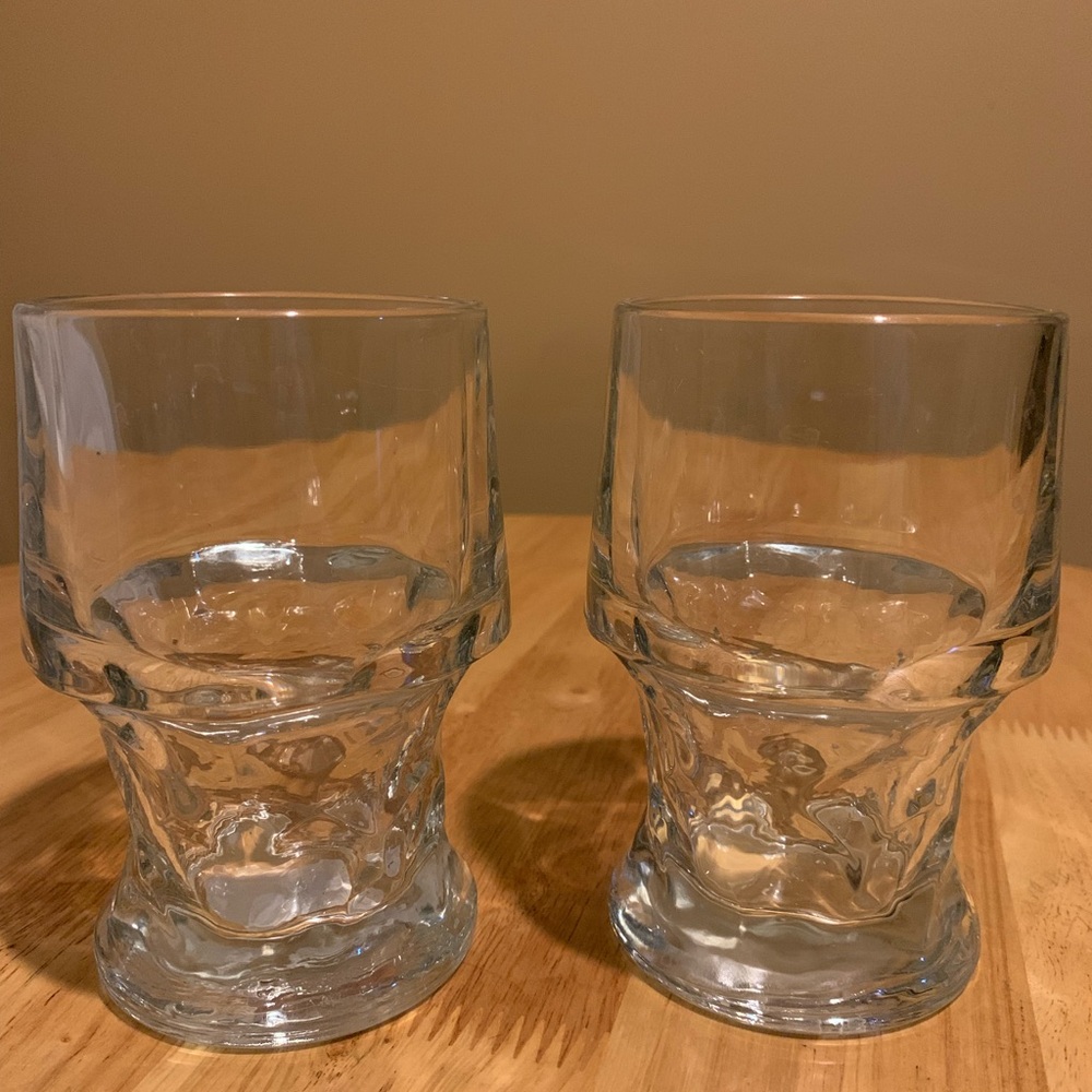 2 Vintage Libbey Georgian Drinking Glasses